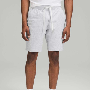 Shorts en coton à motif uni, taille mi-haute élastique, personnalisables, marque privée, style urbain, mode estivale, vente chaude - Product Image 1