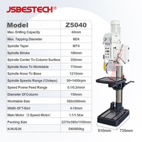 Machine de perçage verticale à 12 vitesses de qualité industrielle pour la production de machines