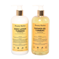 Offre Spéciale : Gommage Exfoliant Éclaircissant Super Blanchissant à la Vitamine C 1000ml, Parfum Curcuma, Hydratant et Nettoyant pour la Douche