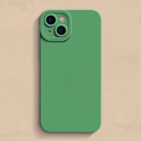 Étui de protection antichoc en silicone TPU mat personnalisé avec protection d'écran pour 8 Plus, design uni