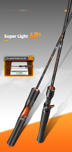 HISTAR OEM Butterfly <span class=keywords><strong>II</strong></span> Combo de Caña y Carrete de Pesca de Carbono Ultraligero 1.35 a 1.83m Acción Media Lanzamiento Largo Mango de 1 Segundo Río Lago - Product Image 4