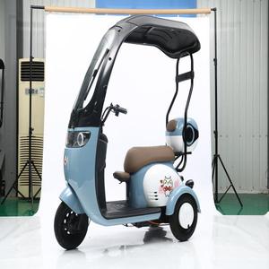 Nuevo Estilo, Hecho en China, Scooter de Alta Calidad, Triciclo de Gran Espacio, Triciclo de Tres Ruedas con Neumáticos Anchos y Techo - Product Image 3