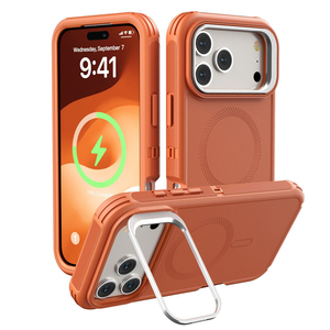 Coque magnétique antichoc robuste avec béquille pour <span class=keywords><strong>iPhone</strong></span> 18 Pro Max, compatible <span class=keywords><strong>iPhone</strong></span> 17 Pro, 16, 15 LM179 - Product Image 1