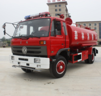 Camion-citerne à eau diesel Dongfeng neuf 10 m³ 10000 L [XXX]HP 4x2 double usage pour la lutte contre les incendies municipaux et les urgences sanitaires
