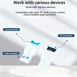 כרטיס זיכרון TF נייד במהירות גבוהה מצלמת טלפון נייד מיני USB 2.0 קורא כרטיסים מתאים למחשבים ניידים ומחשבים שולחניים - Product Image 5