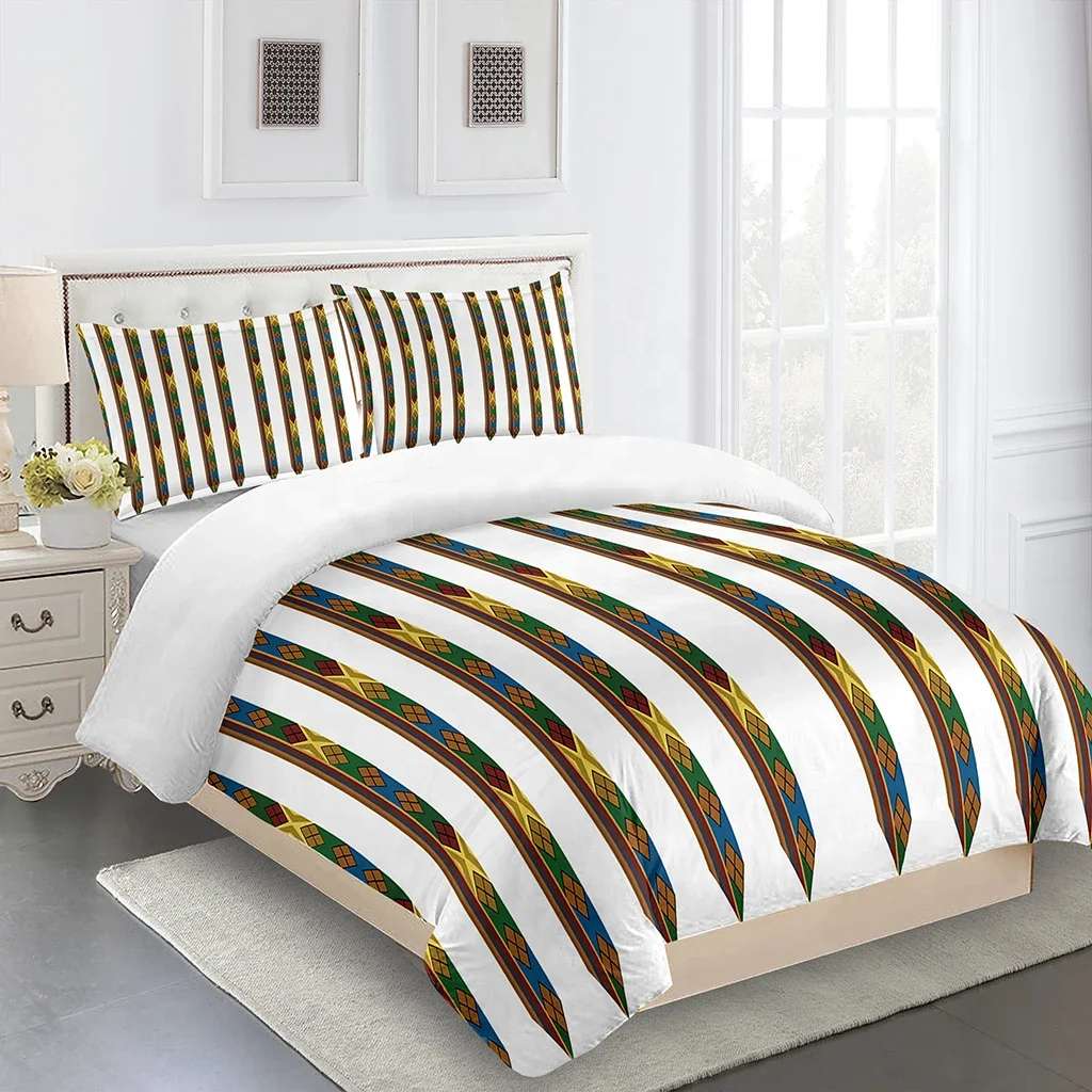 3D003(2 pillow covers and 1 Duvet cover)