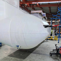 Emballage logistique en conteneur de 20 pieds 24000L Flexitank liquide en vrac avec sacs en plastique à valve pour type de sac de lait