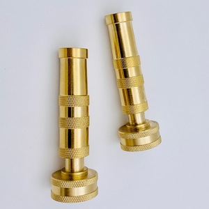 Pistolet d'arrosage de jardin en cuivre 4 pouces à jet réglable pour l'irrigation et l'arrosage des plantes - Product Image 2