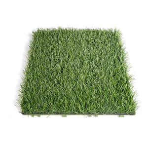 Gazon artificiel emboîtable 30x30cm, couleur automne, pour balcon, terrasse, décoration extérieure - Product Image 5