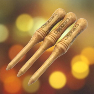 Tés de golf en bambou écologiques plastique biodégradable de remplacement impression de logo personnalisé fabrication OEM production en petits lots - Product Image 1