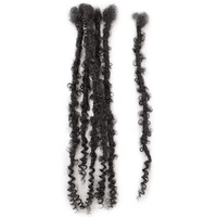 Jiffyhair perruques de cheveux humains Boho Locs Extension papillon Dreadlocks pour femme Crochet Locs Extension