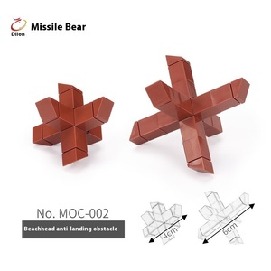 WW2 modello <span class=keywords><strong>militare</strong></span> giocattolo ostacoli blocchi compatibili guerra mondiale II per la scena di ricerca attrezzature - Product Image 6