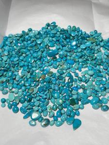 Lot de cabochons en turquoise d'Arizona véritable, formes variées, pierres précieuses en vrac pour la fabrication de bijoux, prix en gros - Product Image 6