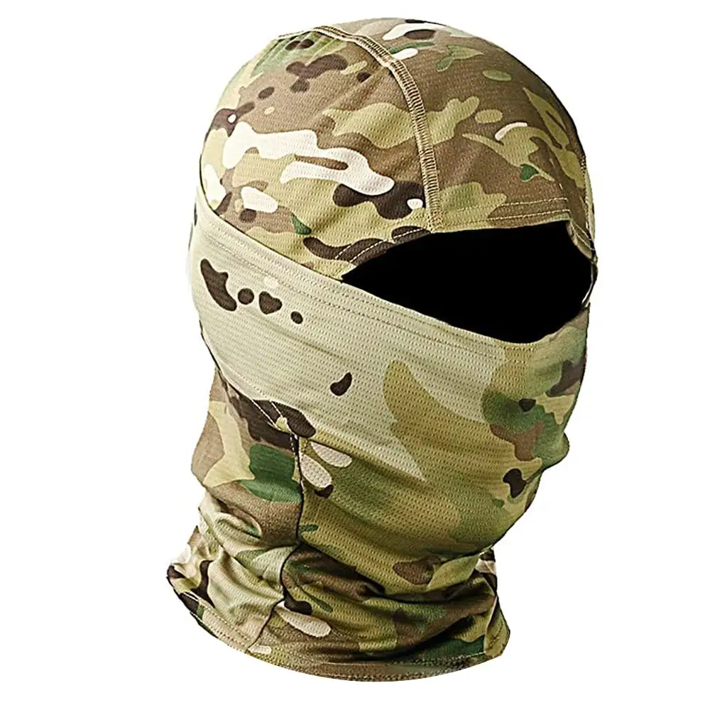 HLX Full Face Protection Tactical Air soft CS Protective Mesh Mask Ninja Style Face Mask UV Protection