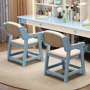 Silla de estudio para niños de madera maciza, altura ajustable para tareas y escritura, diseño moderno y sencillo - Product Image 4