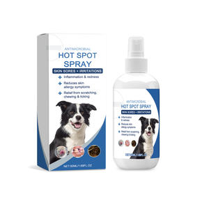 PET ODM OEM Spray Soins des plaies pour animaux de compagnie Soulagement des points chauds et des démangeaisons de la peau Pommade de guérison recommandée Soins des plaies pour chiens et chats - Product Image 1