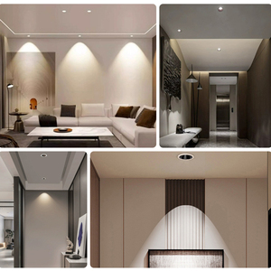 Luz inteligente moderna para interiores, oficina en casa, centro comercial, tienda, atenuación <span class=keywords><strong>DALI</strong></span>, foco LED empotrado de 10W - Product Image 4