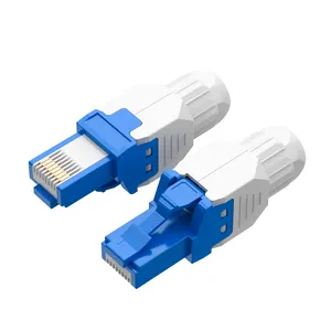 metal 8p8c cat5e cat6 utp male plug network cable rj45 socket industrial connector plug cat 6