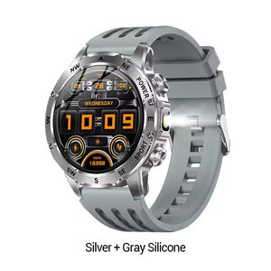 Montre connectée de sport AK92 pour hommes avec lampe de poche, plus de 100 modes sportifs, étanche IP68, boussole, surveillance de la fréquence cardiaque et de la santé - Product Image 2