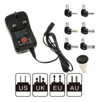 Alimentation à découpage murale 5v 6v 9v 1a 2a 12v Adaptateur secteur 24 Watts avec Ce Ccc Fcc Rohs