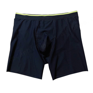 <b>Customized</b> Jacquard Logo <b>Boxer</b> Hommes Brief 3d Open Front Pouch Sport Fitness Men's Underwear <b>Boxer</b> Shorts for Men High Quality - Product Image 3