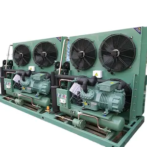 4PES-12 Freezer Screw Refrigeration Compressor Condensing Unit