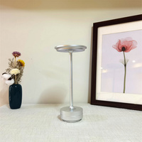 Lampe de table sans fil en aluminium oxydé, rechargeable par USB, pour la décoration de la maison, chambre à coucher, restaurant