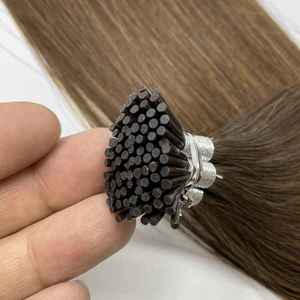 Extensiones de Cabello Humano Ruso Eslavo con <span class=keywords><strong>Punta</strong></span> K, 100% Pre-Adheridas con Queratina, de un Solo Donante, con Cutícula Alineada - Product Image 1