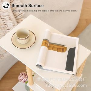 Wooden Coffee <b>Table</b> 3 Tier <b>Storage</b> <b>Side</b> <b>Table</b> For Living Room Bedroom Home Office Modern Scandinavian Design - Product Image 5