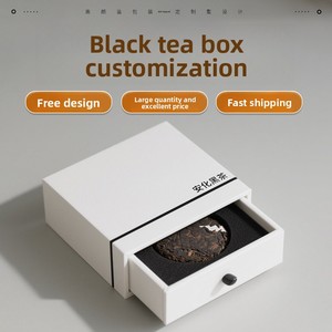Custom High-End Eco-Friendly Black & Green Tea Gift <b>Box</b> with Specialty Packaging for Decoration and Gift Customization - Product Image 5