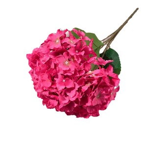 Hortensia bulgare à cinq têtes, fleur artificielle en soie, décoration de mariage, bouquet de fleurs en plastique, ornement - Product Image 5