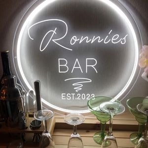 Borracho de amor Letrero de neón Personalizado Boda Led Luz Decoración Hogar Decoración de pared Compromiso Personal - Product Image 4