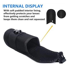 Taktisches Brillenetui, MOLLE-kompatible Schutztasche für Sonnenbrillen mit Gürtelclip - Product Image 4