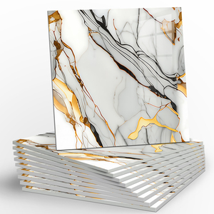 Papel Tapiz de Mármol Adhesivo de Venta Caliente, Resistente al Calor, Impermeable, Grueso, para Decoración de Paredes del Hogar, <span class=keywords><strong>Ducha</strong></span> y Baño - Product Image 1