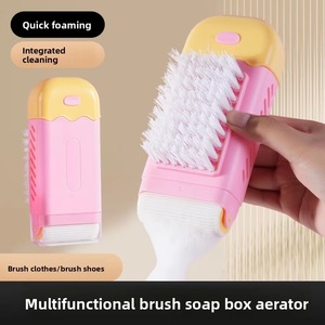 Cepillo Espumador de Jabón Portátil, Cepillo de Limpieza Multifunción, Dispensador de Jabón Sin Contacto para Ropa, Zapatos y Baño - Product Image 1