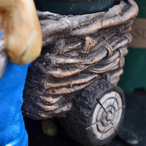 Dessin animé lapin MGO Pot de fleur jardin extérieur Pot décoratif avec oxyde de magnésium pour plantes paysagères et jardinières - Product Image 5