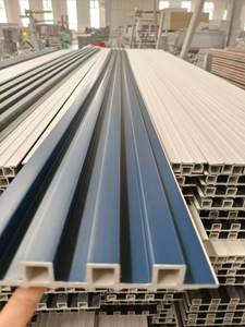 168*24mm Wpc Panneau Fourniture Prix <span class=keywords><strong>de</strong></span> Gros Revêtement Mural Extérieur Pvc <span class=keywords><strong>Plaque</strong></span> Décorative Pvc Panneau Mur - Product Image 3