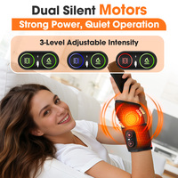 Ceinture de massage sans fil à lumière rouge, rechargeable, chauffante et vibrante pour poignet, genou, cou, cheville et pied