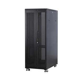 단일 개방 메쉬 도어 플로어 스탠딩 서버 랙 잠금 기능을 갖춘 높은 하중 SPCC 네트워크 캐비닛 재고 - Product Image 5