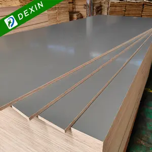 9mm 12mm 15mm 18mm 4x8 White Black Grey Melamine Faced Plywood Laminated Sheet For Furniture