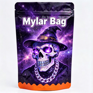 Food Grade customization logo Print Stand Up Mylar Bags Smell Proof Resealable Polyester Film Zipper <b>Pouch</b> for Snack/Candy - Product Image 2