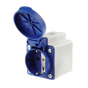 Faliang Schuko điện cắm ổ cắm 16A 250V IP44 2P + t Brass không thấm nước công nghiệp Châu Âu tường ổ cắm - Product Image 5