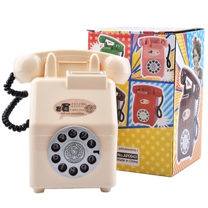 1pcCreative joli téléphone rétro à l'ancienne en forme de réservoir d'argent pour hommes et femmes cadeaux pour enfants décoration de la maison tirelire - Product Image 5
