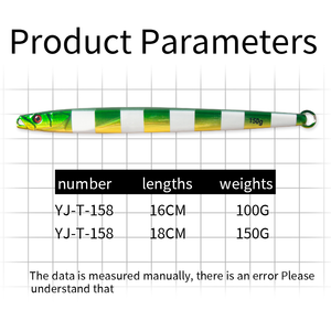 WEI 100g 150g appât bionique universel Seasky métal jigging leurre arc-en-ciel <span class=keywords><strong>truite</strong></span> pêche lacs conçus gros poissons - Product Image 4