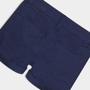 Shorts de jeu en tricot turquoise classique à taille haute pour filles, séchage rapide, respirant, coton-polyester, conçu pour les terrains de jeux - Product Image 3