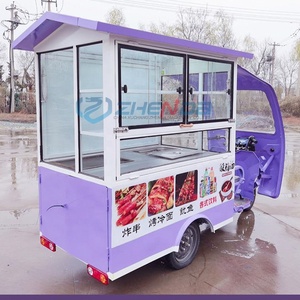 Factory Customizable Mobile Electric Stainless Steel Dining Car Convenient Outdoor Ice Cream Truck <b>BBQ</b> Special Transportation - Product Image 3