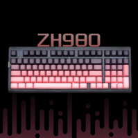 Teclado Mecánico Inalámbrico Zornher ZH980 de Tres Modos, Retroiluminación RGB, Interruptores Intercambiables en Caliente, para PC, Portátil, Juegos, Oficina y Hogar