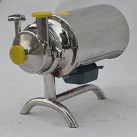 Pompe centrifuge sanitaire en acier inoxydable de qualité alimentaire pour le transfert de liquides, boissons, vin, alcool, lait