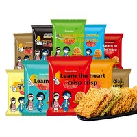 Nouilles instantanées croustillantes 500g en vrac |   Nouilles sèches, collation nostalgique de l'enfance |   Carton de vente en gros prêt à consommer