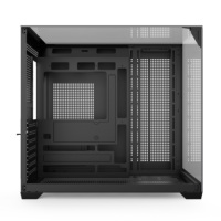 Hot Sale Black RGB Micro-ATX/ITX Gaming Case 3-Sided Tempered Glass ATX PCs Computer Tower for Gaming Used Status BLK
